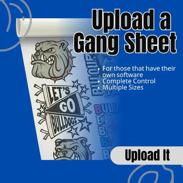 Upload a Gang Sheet